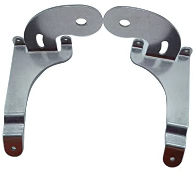 2 Stück Edelstahl Chrom Spotlight Spotlamp Fog Light Brackets Compatible with Bmw Mini 2001–2006 R50, R52 & R53 2001–2006 For 10mm bolt type mounting spotlights