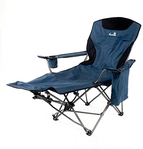 Faltbarer Camping Stuhl/Relax Liegesessel Bonnie Q” (Blau)