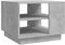 vidaXL Couchtisch mit Schubladen Beistelltisch Kaffeetisch Sofatisch Teetisch Tisch Wohnzimmertisch Ablagetisch Betongrau 55x55x43cm Holzwerkstoff