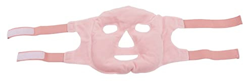 Heiße Kalte Gel-Gesichtsabdeckung, Schwellungslinderung, Flexible, Tragbare Gel-Perlen-Gesichtsabdeckung, Wiederverwendbar, Zart für zu Hause (Rosa)