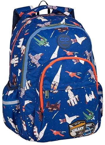 Coolpack F003764, Schulrucksack BASIC PLUS SPACE ADVENTURE, Blue, 43 x 30 x 19 cm