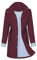 Durio Veste de pluie pour femme - Coupe-vent - Imperméable et respirante - Veste de randonnée - Veste d'extérieur légère - Convient pour les voyages, l'escalade, la randonnée et le cyclisme, rouge