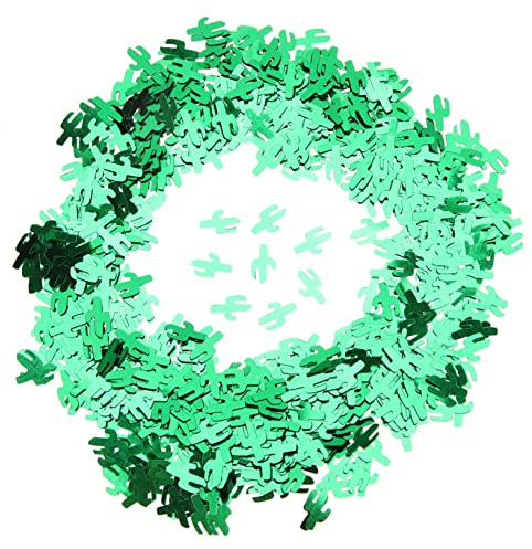 CAXUSD 5taschen Kaktus Konfetti Tischdeko Für Party Geburtstag Pvc Dekoration Buntes Streu Für Feiern Kreative Fotorequisiten Farbvielfalt