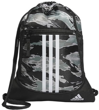 adidas Alliance II Tasche, Essential Camo Silver Green-Black/White/Black, One Size
