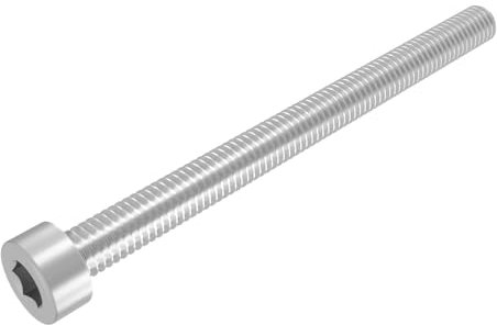 SECCARO Tornillo cilíndrico M2 x 25 mm, acero inoxidable V2A, VA A2, DIN 912/ISO 4762, hexágono interior, rosca completa, 20 unidades