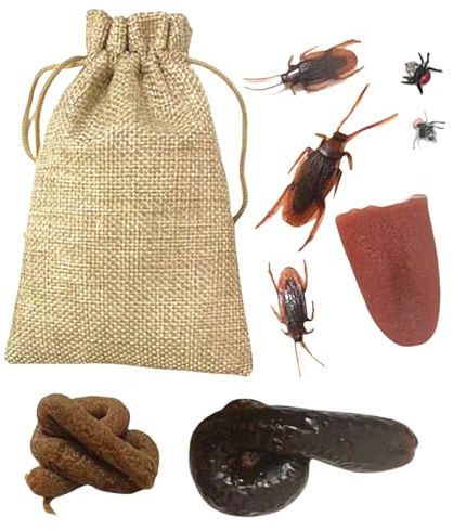 Prank Articles - 10 Pieces Joke Poop Set | Joke Item Toy Prank Games Gadgets Fake for April Fool's Day Children Halloween