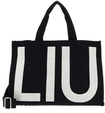Borsa donna Liu-jo L Tote monogram black BS25LJ59 2A5013 T3152 Grande