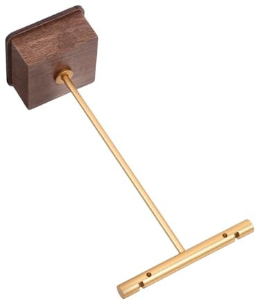 ULTECHNOVO Schmuckständer T-form Metall Holz Schmuckhalter Für Armbänder Halsketten Ohrringe Schmuckorganizer Geschenk Für Hochzeit Valentinstag Geburtstag