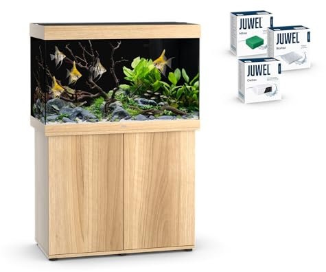 JUWEL Aquarium Rio 290 Kombination Helles Holz Premium-Bundle