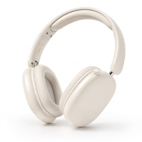 AHOLUX Bluetooth Over-Ear Kopfhörer, Kabellos, Beige | Bluetooth 5.3