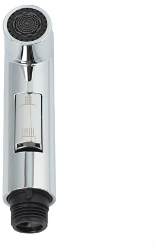 Kitchen Sprayer Head Nozzle with G1/2 Connection, Pull Out Spout for Shower, Bathroom and Sink Faucet Replacement, Water Saving Function (Silver)