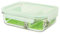 GLASSLOCK (MCRK-092A Rechteckige Vorratsdose aus temperiertem Glas mit Ventil (920ml) Box-to-go Air Type - Mikrowellengeeignet
