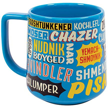 Yiddish Insults Tasse – Nudnik to Tipish and More
