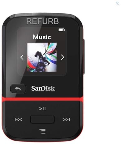 SanDisk Clip Sport Go Lecteur MP3 Rouge 16 Go (renouvelé)