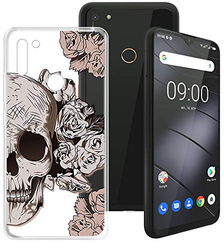 HHUAN Hülle für Gigaset GS4 (6.30), Transparent Weiche Silikon Handyhülle Tasche TPU Bumper Stoßfest Schutzhülle Case Cover für Gigaset GS4 - YB43