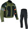 BOSmoto Textilkombi hochwertige Motorradkombi Textil atmungsaktiv wasserdicht (XXXL), Schwarz