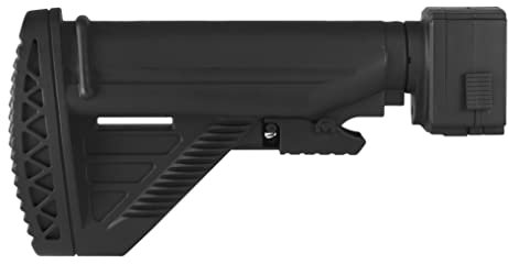 Blasterparts - M4 Stock - Ausfahrbare Schulterstütze - NERF Blaster Zubehör - Dartblaster Modding - Blaster-Tuning & Zubehör für Kinder & Teenager