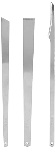 Juego de Cuchillos de Pedicura, Paquete de 3 Cuchillos para Uñas Encarnadas de Acero Inoxidable Cortaúñas para Pedicura Cuchillo Profesional para Pedicura Juego de Herramientas para el Cuidado de L