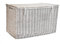 Arthur Cameron - Lightweight Wicker Storage Trunk, Storage Box with Lid & Leather Straps - Woven Chest, Basket, Large Wicker Basket with Lid (White Wash, Extra Large)