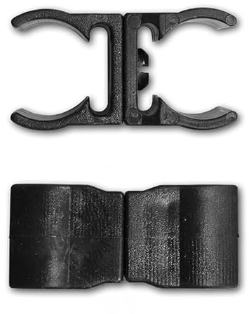 SPORTIKEL24 Hürden-Verbinder Clip – für Ø 32 mm Stangen – Trainingsclip für festen Hürdenaufbau im Agility- & Hundesport