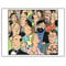 Moulinsart Double Postcard Tintin and Haddock in The Crowd (17,5x12,5cm)