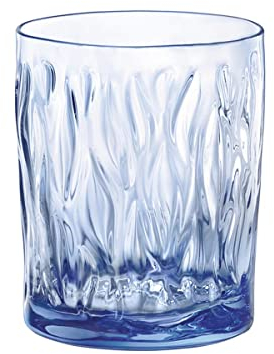 Bormioli Rocco Set de Vasos Wind Azul 6 Unidades Vidrio (300 ml)
