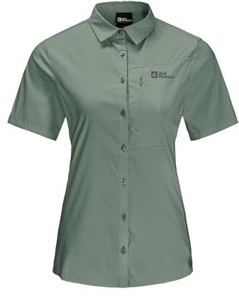 Jack Wolfskin Damen HEIDETAL Funktionsbluse grün S
