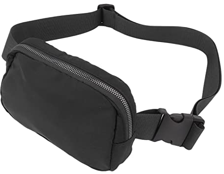 UBEF Damen Bauchtasche, Verstellbare Damen Gürteltasche für den Außenbereich (Schwarz)