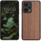 kwmobile Hülle kompatibel mit Xiaomi Redmi Note 12 Pro 5G Hülle - Holz Case - stoßfestes Handy Cover - TPU Handyhülle in Dunkelbraun