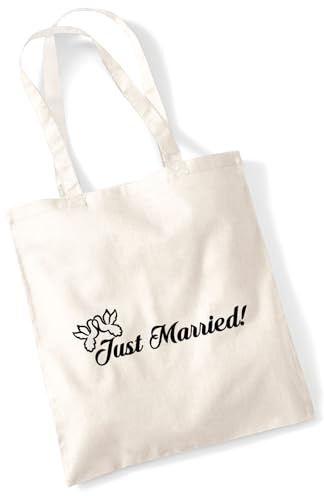 Huuraa Jutebeutel Just Married Tauben Geschenk