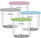 GoMaihe 4 PCS Bacs à Creami Glacée Pour la Sorbetière Ninja Creami: Accessoires Pour Machines à Glace Pour la Série NC301 NC300 NC299AMZ - Sans BPA - Lavable au Lave-Vaisselle