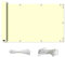 ZQXFZ Pare Vue Balcon 80x400cm 165g/㎡ Coupe-Vent Facile à Installer la Protection de la Vie privée Brise-Vue Balcon Pare Vue Cloture -Beige.