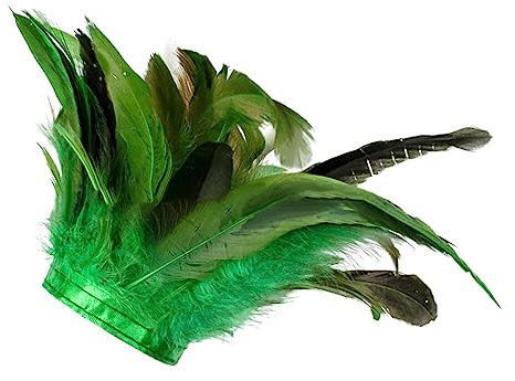 JAWSEU Manchette de Poignet Plume, Poignets Plumes, Femmes Bracelets Plumes Bracelet Slap Plume Accessoire Déguisement Femme Cheveux Accessoires pour Partie Cosplay Femmes Filles