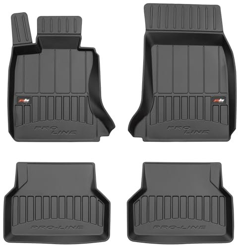 MOTOS Gummimatten Auto Fussmatte passend für BMW 5er E61 2003-2010 Verbessern Sie Ihren Reisekomfort mit Antirutschmatte Auto 3D- Allwetter fußmatten Auto, Schutz vor Verschmutzung