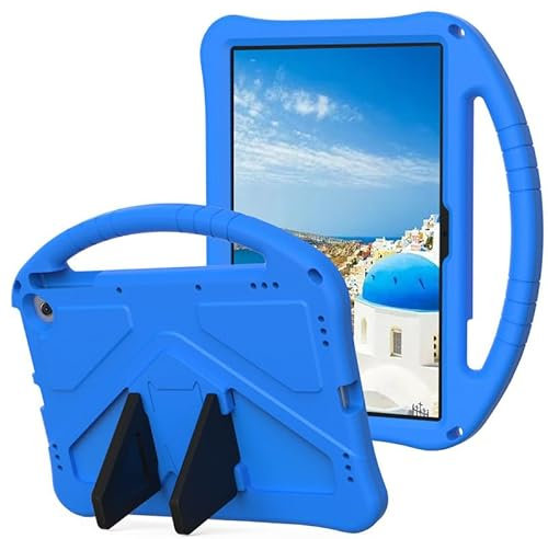 Kids Case For Google Pixel Tablet 11inch 2023 Release Tablet Case, Children Friendly, Handle with Stand, EVA Lightweight Protective Cover, Blue