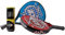 Pack 2 Palas de Padel Dunlop Fury (Azul, Roja) + Bote de Pelotas Dunlop Padel Pro