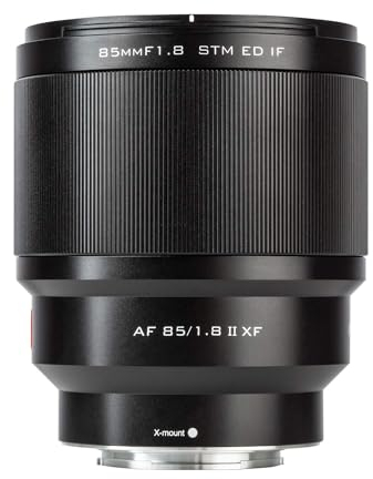 VILTROX 85mm F1.8 XF Objektiv Vollbild Autofokus Portrait Objektiv Kompatibel Mit Fujifilm X-Mount Kamera X-T3 X-T2 X-T30 X-T20 X-T10 X-T100 X-T200 X-PRO2 X-E3 X-A3 X-A5 X-A20