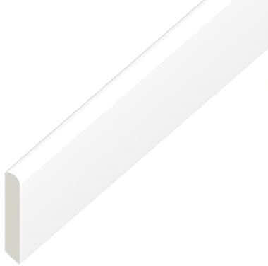 Cloaking Fillet Architrave trim 30mm x 5m - White UPVC Window Door Finishing Trim