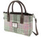 Glen Appin Harris Tweed Tote Handtasche - LB1228 Brora mit abnehmbarem Schulterriegel, Col134 Soft Pink, m