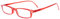 Klassische Lesebrille ADAM von I NEED YOU aus hochwertigem Kunststoff Rot + 2,75 dpt