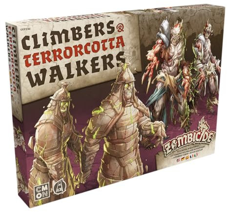 CMON, Zombicide: White Death – Climbers & Terrorcotta Walkers, Erweiterung, Kennerspiel, Dungeon Crawler, 1-6 Spieler, Ab 14+ Jahren, 60 Minuten, Deutsch, Mehrsprachig