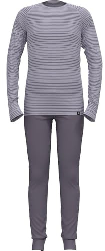 Odlo Thermounterwäsche Kinder Active Warm I Winterleggings und langarm Thermoshirt Mädchen Jungen I Warmes Skiunterwäsche Set
