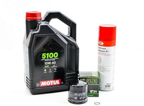 Kit di manutenzione cambio olio standard per YAMAHA Tracer 900 850 dal 2015 al 2020 - MTL 5100 10W40 4L