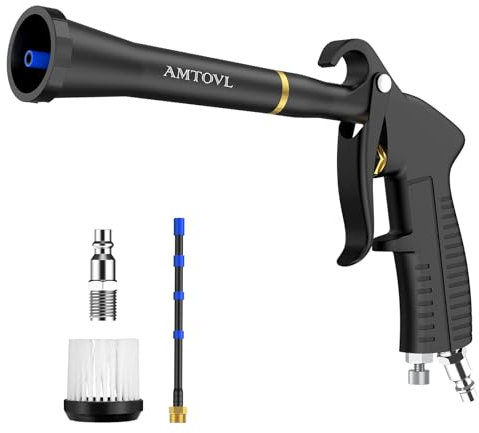 AMTOVL Druckluftpistolen Auto Reinigungspistole Druckluft Ausblaspistole Air Blow Gun Hochdruck Gebläsepistole
