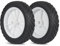 Uhidka 2 Pack 7 Inch Utility Cart Wheels, Lawn Mower and Wagon Replacement Wheels Fit for Hand Trucks