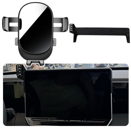 Auto Handyhalterung für Volkswagen Passat Auto Zubehör [Nur Kompatibel 2024-2025 VW Passat B9 15-Zoll-Touchscreen] 360° Drehbar Handy KFZ Halterungen für iPhone, Galaxy und Andere Android Smartphone