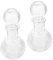UKCOCO 2 piezas Botella de Whisky Creativa de Vidrio Transparente para Vino y Bebidas para Decorar y Sabores o Hotel