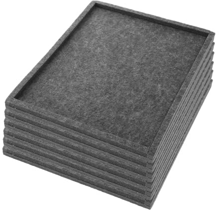 WOONEKY Filzpuzzle Tablett 1 Satz, Faltbar, Stapelbar, 1000 Teile | Puzzle Sortiertablett, Puzzle Organizer, Loz Bauklötze, Mehrzweck Organizer Tablett