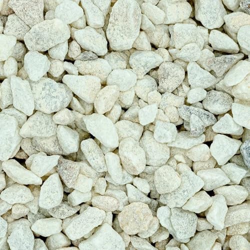 BLAINE - Decorative Stones 500 g, White Stones for Pots, Vases, Bowls, Gardening, Stone for Outdoor/Indoor Garden