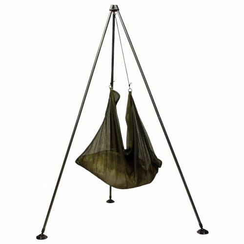 Lightweight Fish Weighing Tripod System & Case Carp Coarse Fishing Tackle